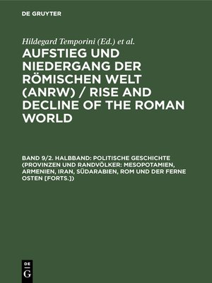 cover image of Politische Geschichte (Provinzen und Randvölker